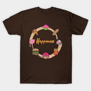 Food is Happiness T-Shirt